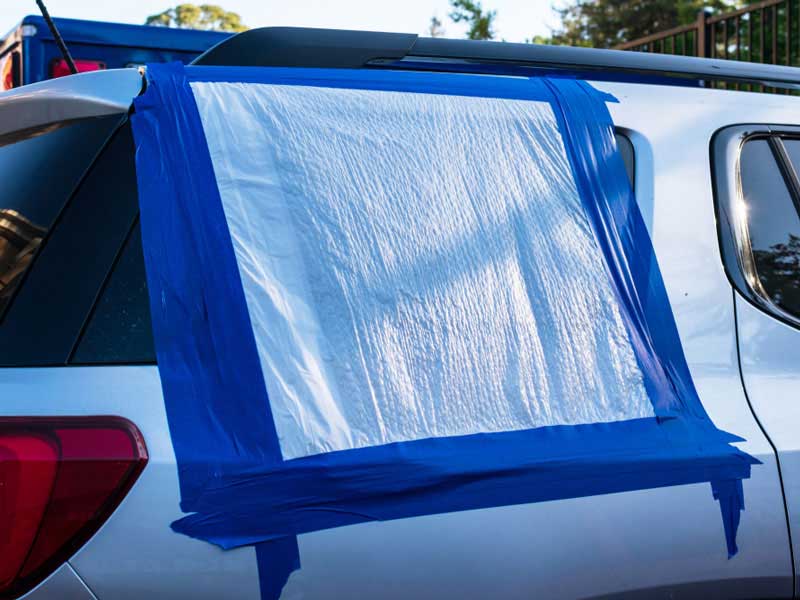 Why not to cover your windows with plastic - Auto Glass Express